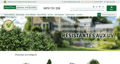Desktop Screenshot of maxifleur-plantes-artificielles.fr